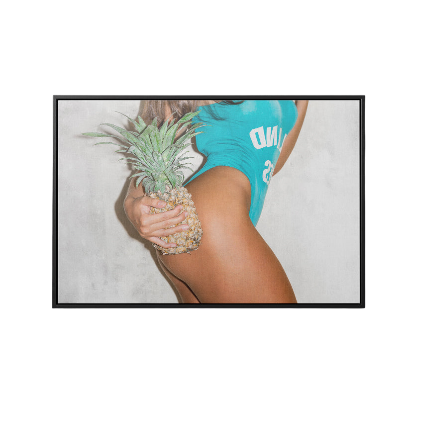 Discover Modern Photography Canvas Art, Modern Nude Female Form Inspirational Wall Art | Pineapple Feelings, Pineapple Feelings by Original Greattness™ Canvas Wall Art Print