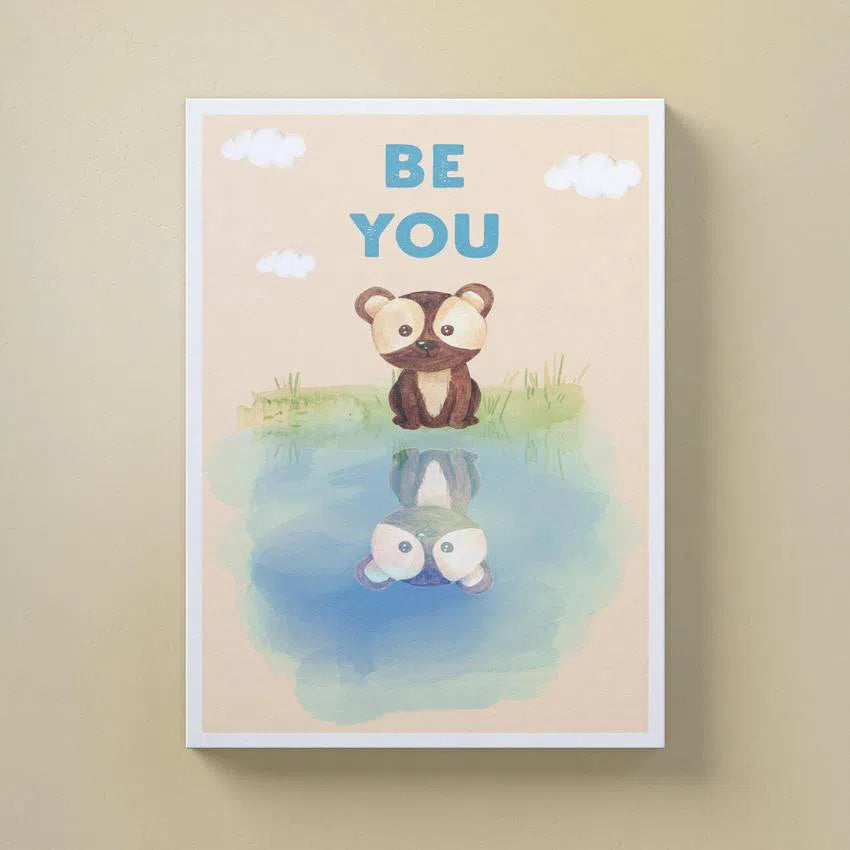 Discover Kids Canvas Wall Art, Be you Kids Canvas Art | Motivational Kids Canvas Wall Art , BE YOU by Original Greattness™ Canvas Wall Art Print