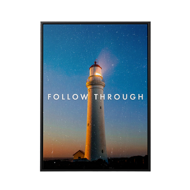 Discover Landscape Canvas Art, Follow Through - Lighthouse Light tower Photography Wall Art, Follow Through by Original Greattness™ Canvas Wall Art Print