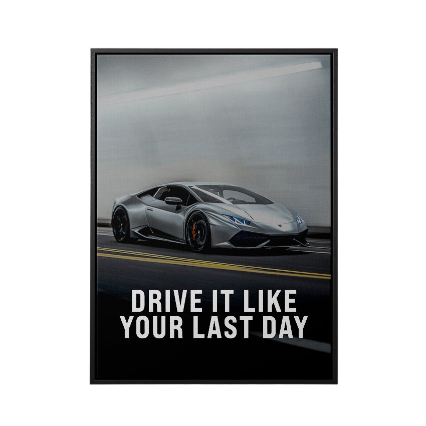 Discover Lamborghini Car Canvas Art, Drive It | Lamborghini Sport Car Wall Art, DRIVE IT - Lamborghini by Original Greattness™ Canvas Wall Art Print