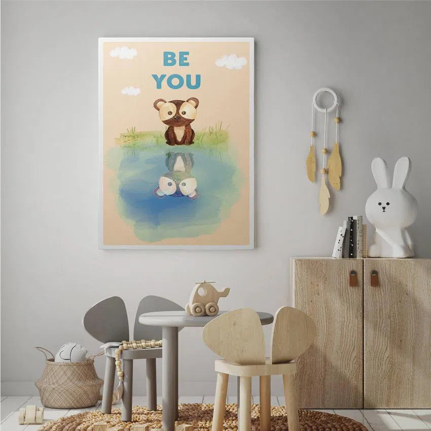 Discover Kids Canvas Wall Art, Be you Kids Canvas Art | Motivational Kids Canvas Wall Art , BE YOU by Original Greattness™ Canvas Wall Art Print