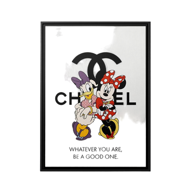 Discover Shop Minnie Chanel Canvas Art, Luxury Chic Minnie Mouse Inspired by Chanel, CHIC MINNIE by Original Greattness™ Canvas Wall Art Print