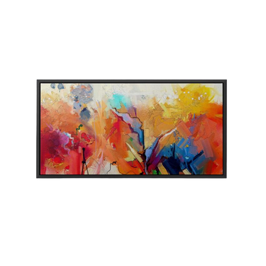 Discover Colorful Pastel Oil Painting Wall Art, Colorful up - Modern Abstract Pastel Canvas Art Prints, COLORFUL UP by Original Greattness™ Canvas Wall Art Print