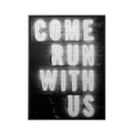 Discover Motivational Workspace Canvas Art, Come Run With Us - Modern Motivational Canvas Wall Art, COME RUN WITH US by Original Greattness™ Canvas Wall Art Print