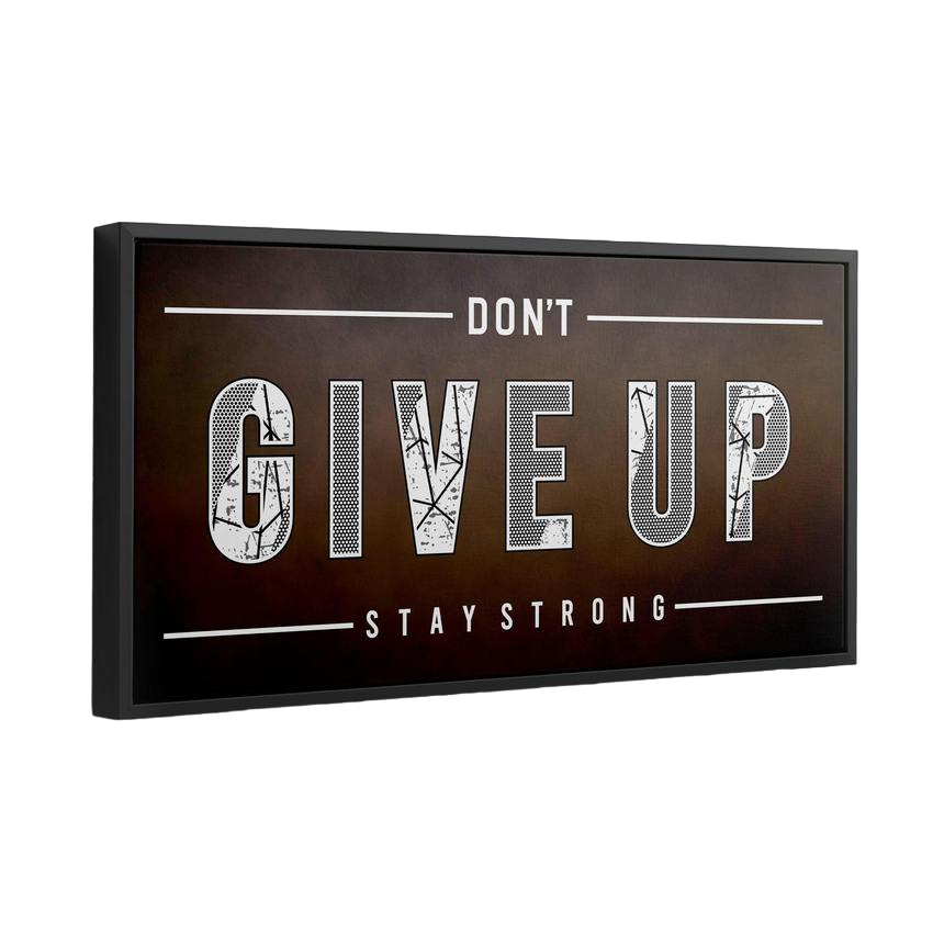 Discover Motivational Office Wall Art, Don´t Give Up - Motivational Artwork for Home & Gym, DONT GIVE UP by Original Greattness™ Canvas Wall Art Print