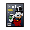 Discover Forbes Duck Canvas Art, Forbes Scrooge - Canvas Art, Donald Duck Money Wall Art, FORBES SCROOGE CANVAS by Original Greattness™ Canvas Wall Art Print