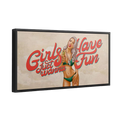 Discover Women Canvas Wall Art, Girls Have Fun, Nude Naked Women Wall Art, GIRLS HAVE FUN by Original Greattness™ Canvas Wall Art Print