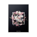 Discover Motivational Canvas Art, Good Vibes (Rose Edition) Canvas Art | Artwork for Gym or Office, GOOD VIBES (ROSE EDITION) by Original Greattness™ Canvas Wall Art Print