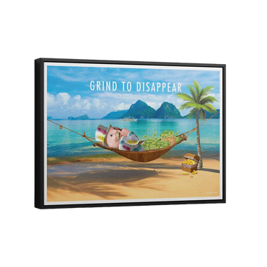 Discover Donald Duck Money Wall Art, Grind to Disappear Luxury Monopoly Canvas Wall Art, GRIND TO DISAPPEAR by Original Greattness™ Canvas Wall Art Print
