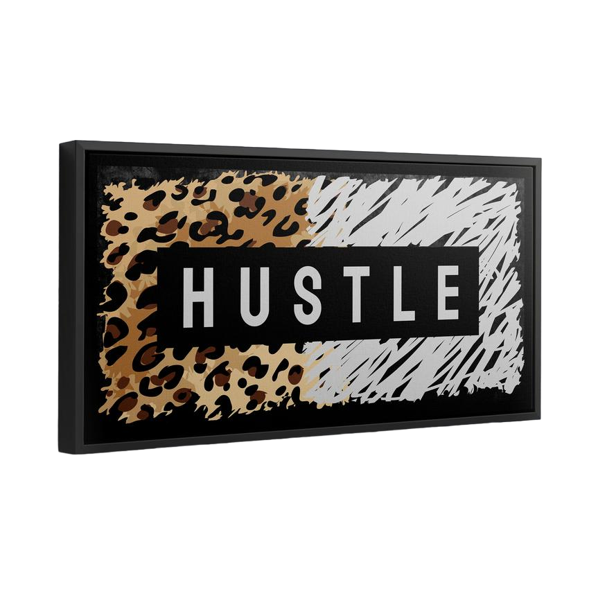 Discover Motivational Canvas Art, Hustle Motivational Canvas Wall Art, LEO HUSTLE by Original Greattness™ Canvas Wall Art Print