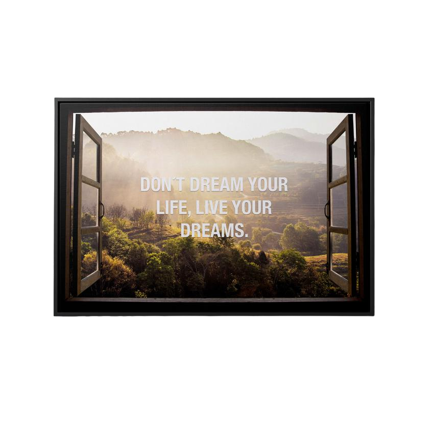 Discover Shop Window Quote Canvas Art, Window to Paradise Motivational Quote Wall Art, WINDOW TO PARADISE by Original Greattness™ Canvas Wall Art Print