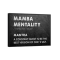 Discover Motivational Mamba Mentality Wall Art, Mamba Mentality | Motivational Canvas Wall Art, MAMBA MENTALITY by Original Greattness™ Canvas Wall Art Print