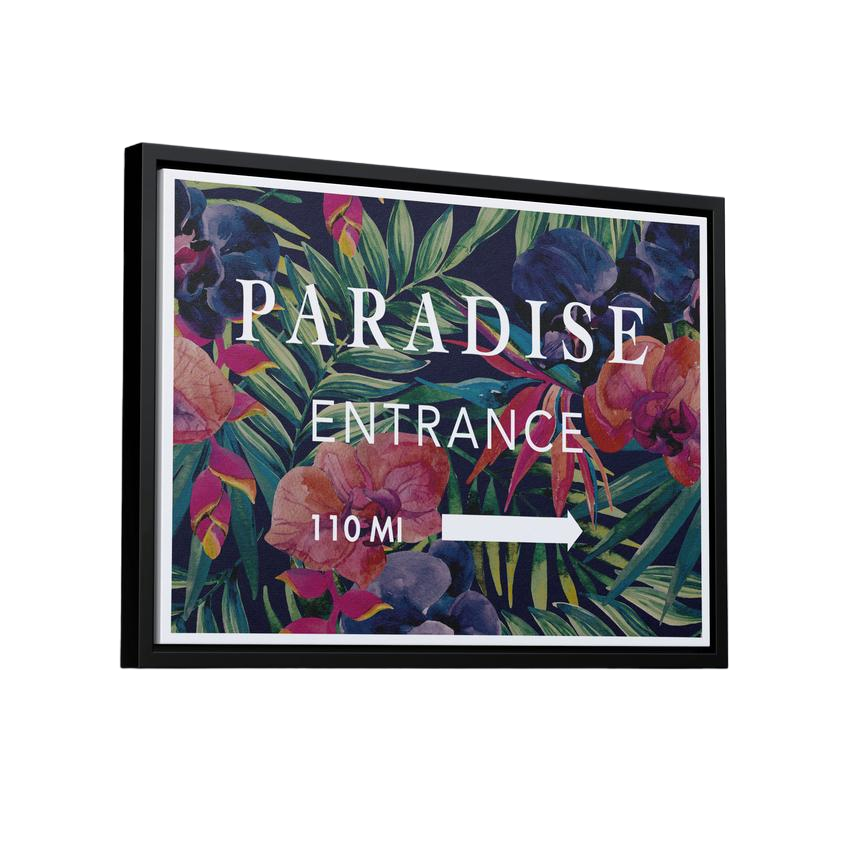 Discover Shop Inspirational Canvas Art, Entrance Paradise - Artwork for Home & Office, ENTRANCE PARADISE by Original Greattness™ Canvas Wall Art Print