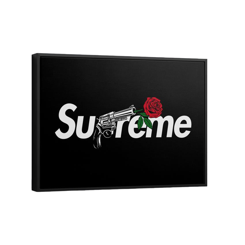 Discover Shop Supreme Canvas Wall Art, Supreme x Rose - Canvas Print Wall Art by Greattness, SUPREME X ROSE by Original Greattness™ Canvas Wall Art Print