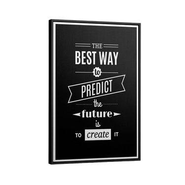 Discover Motivational Workspace Canvas Art, Motivational Quote Canvas Art for Home & Office, CREATE THE FUTURE by Original Greattness™ Canvas Wall Art Print