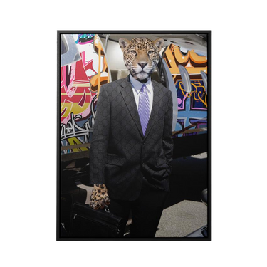 Discover Motivational Canvas Art, Cheetah Business Canvas Art | Iconic King Artwork for Office, CHEETAH BUSINESS by Original Greattness™ Canvas Wall Art Print