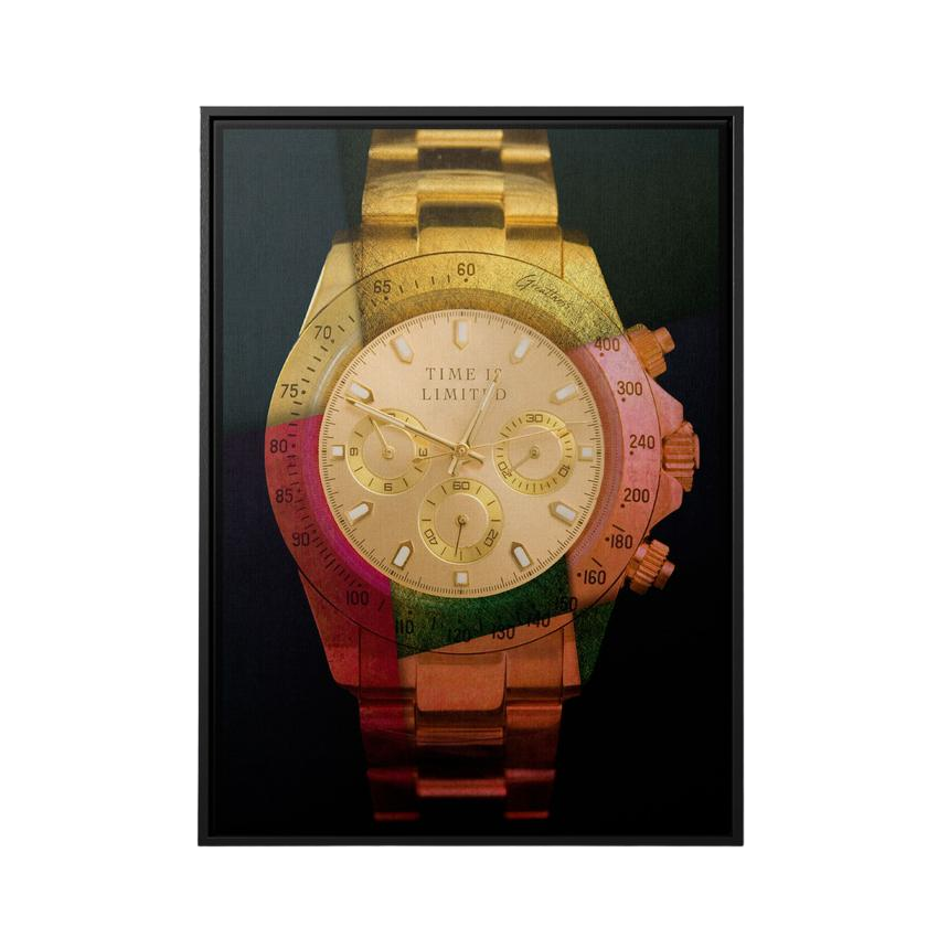 Discover Shop Watch Canvas Art, Rolex Luxury Time Is Limited Canvas Wall Art, TIME IS LIMITED by Original Greattness™ Canvas Wall Art Print