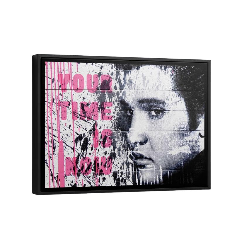 Discover Elvis Presley Canvas Wall Art, Elvis Presley Canvas Wall Art Star Musician Poster, YOUR TIME IS NOW by Original Greattness™ Canvas Wall Art Print