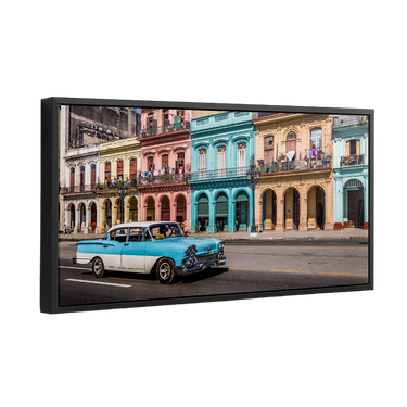 Discover Inspirational Havana Canvas Art, Havana Vibes - Cuba Havana Car Canvas Wall Art, Havana Vibes by Original Greattness™ Canvas Wall Art Print