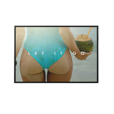 Discover Greattness Original, Nude Female Form Women Summer Vibes Canvas Wall Art, Let It Go by Original Greattness™ Canvas Wall Art Print