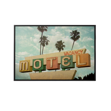 Discover Vintage Retro Motel Canvas Art, Mid Century Canvas, Motel Vintage Art, Retro Decor, Mid Century Motel ART by Original Greattness™ Canvas Wall Art Print