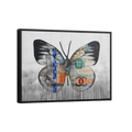 Discover Butterfly Money Wall Art, Butterfly Culture | Money Dollar Canvas Wall Art, BUTTERFLY CULTURE by Original Greattness™ Canvas Wall Art Print