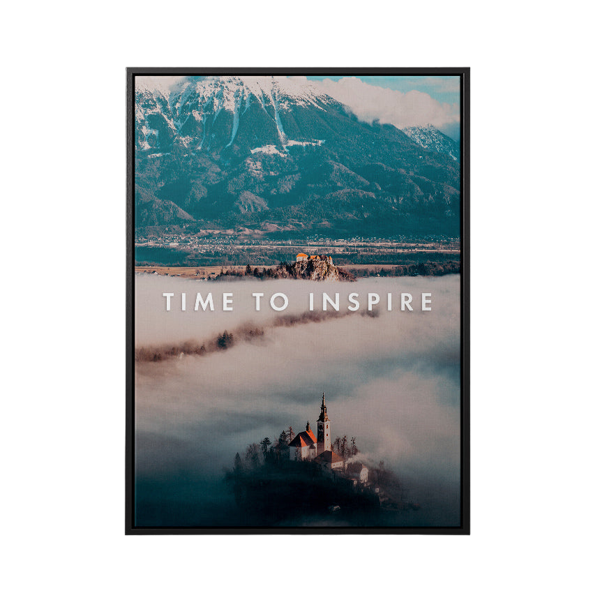 Discover Inspirational Office Wall Art, Time to Inspire, Landscape Photography Canvas Wall Art, Time to Inspire by Original Greattness™ Canvas Wall Art Print