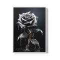 Discover Black Rose Canvas Art, The Black Rose Silver Gothic Canvas Art, Black Rose by Original Greattness™ Canvas Wall Art Print