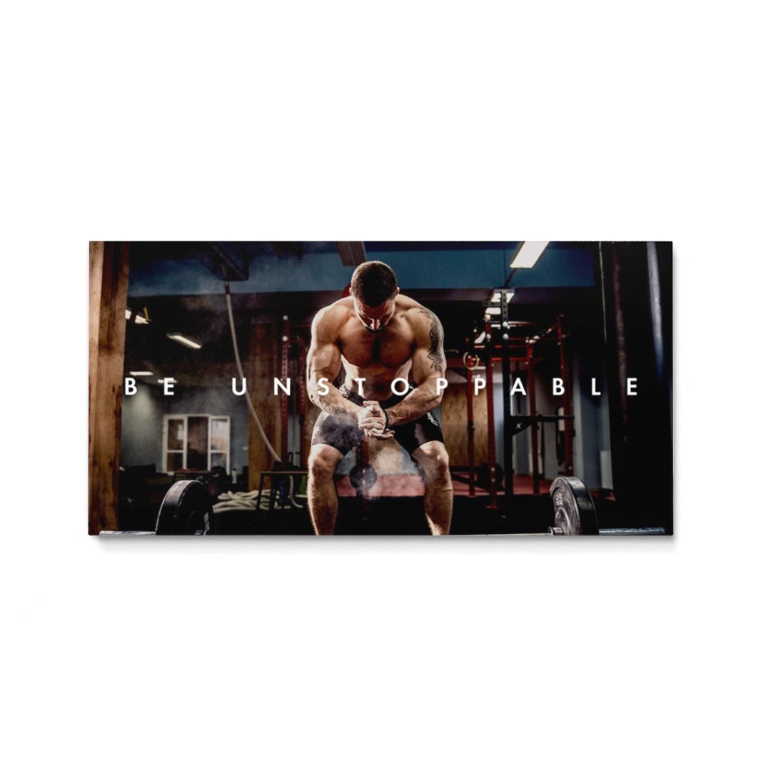 Discover Shop Sports Canvas Art, Be Unstoppable Canvas Art | Modern Motivational Canvas Wall Art, BE UNSTOPPABLE by Original Greattness™ Canvas Wall Art Print