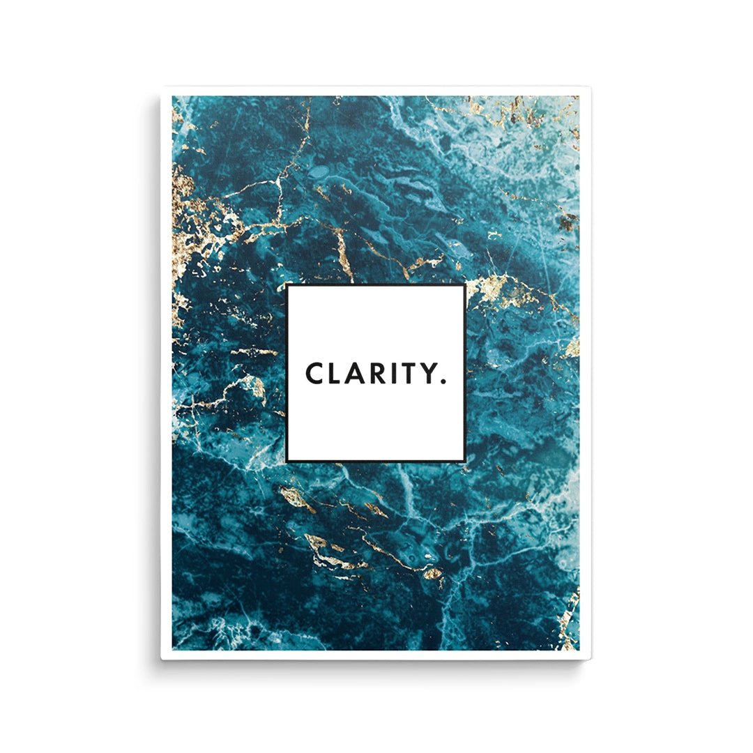 Discover Motivational Canvas Art, Clarity - Motivational Abstract Canvas Art Prints, CLARITY by Original Greattness™ Canvas Wall Art Print