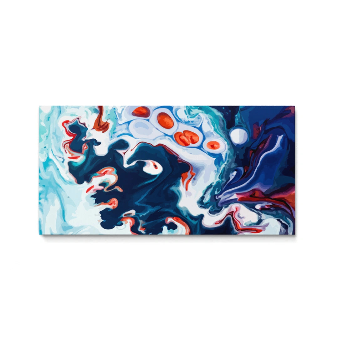 Discover Blue Ocean Abstract Canvas Art, Colorfusion Canvas Art | Modern Abstract Prints, COLORFUSION by Original Greattness™ Canvas Wall Art Print