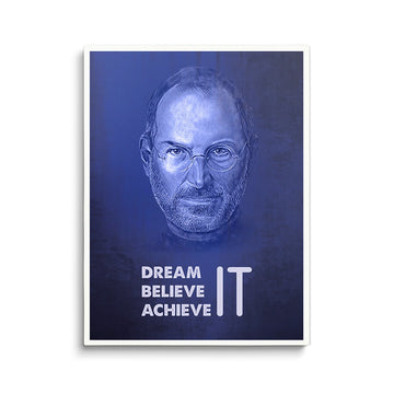 DREAM IT. STEVE JOBS CANVAS