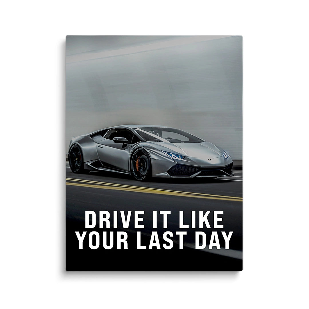 Discover Lamborghini Car Canvas Art, Drive It | Lamborghini Sport Car Wall Art, DRIVE IT - Lamborghini by Original Greattness™ Canvas Wall Art Print