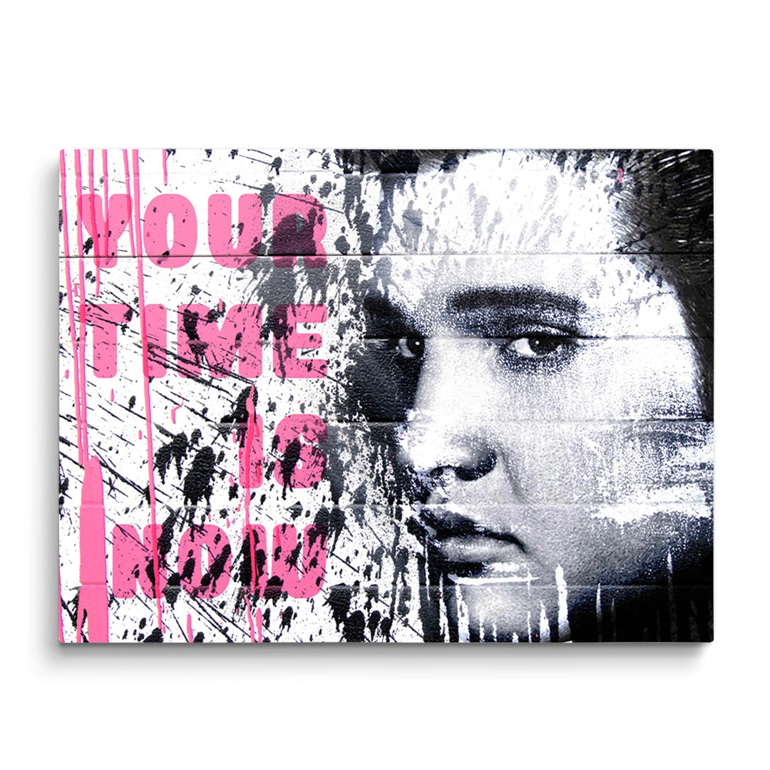 Discover Elvis Presley Canvas Wall Art, Elvis Presley Canvas Wall Art Star Musician Poster, YOUR TIME IS NOW by Original Greattness™ Canvas Wall Art Print