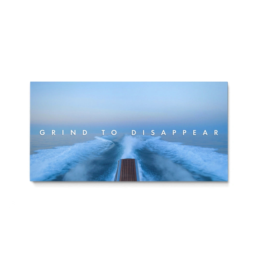 Discover Landscape Ocean Canvas Art, Yacht Sea Ozean, Grind to Disappear Canvas Wall Art, GRIND TO DISAPPEAR CANVAS by Original Greattness™ Canvas Wall Art Print