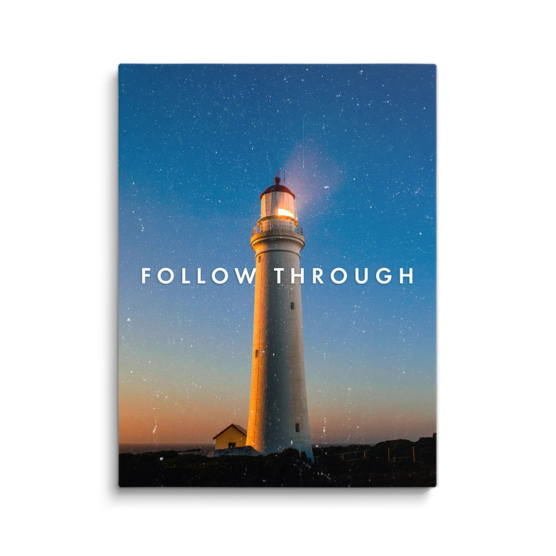 Discover Landscape Canvas Art, Follow Through - Lighthouse Light tower Photography Wall Art, Follow Through by Original Greattness™ Canvas Wall Art Print