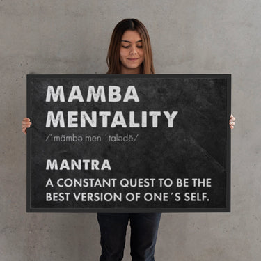 Discover Motivational Mamba Mentality Wall Art, Mamba Mentality | Motivational Canvas Wall Art, MAMBA MENTALITY by Original Greattness™ Canvas Wall Art Print