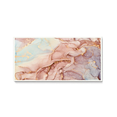 Discover Modern Marble Canvas Art, Abstract Modern Rose and Gold Marble Canvas Wall Art Prints , MARBLE FLOW by Original Greattness™ Canvas Wall Art Print