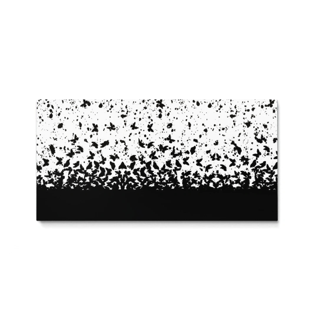 Discover Shop Black & White Wall Art, Black & White Split Abstract Canvas Art, BLACK & WHITE SPLIT by Original Greattness™ Canvas Wall Art Print