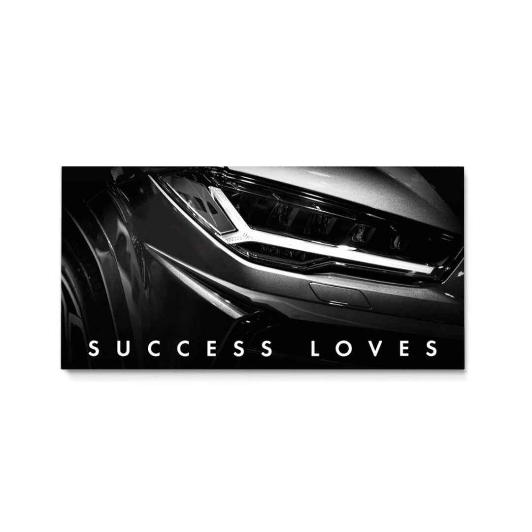 Discover Inspirational Cars Wall Art, Success Loves Details - Lamborghini Sports Car - Motivational, SUCCESS LOVES DETAILS by Original Greattness™ Canvas Wall Art Print