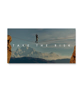 Discover Motivational Quote Wall Art, Inspirational Office Canvas Art - Take The Risk -, Take The Risk by Original Greattness™ Canvas Wall Art Print