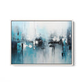 Discover Shop Abstract Canvas Art, Blue Brush Abstract Painting Canvas Art, BLUE BRUSH ABSTRACT by Original Greattness™ Canvas Wall Art Print