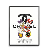 Discover Shop Minnie Chanel Canvas Art, Luxury Chic Minnie Mouse Inspired by Chanel, CHIC MINNIE by Original Greattness™ Canvas Wall Art Print