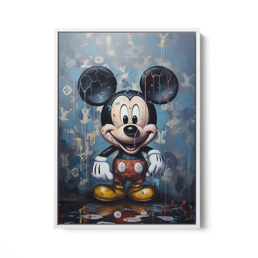 Discover Mickey Mouse Canvas Art, Mickey Mouse Louis Vuitton Blue Painting Art, MICKEY VUITTON by Original Greattness™ Canvas Wall Art Print