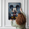 Discover Mickey Mouse Canvas Art, Mickey Mouse Louis Vuitton Blue Painting Art, MICKEY VUITTON by Original Greattness™ Canvas Wall Art Print