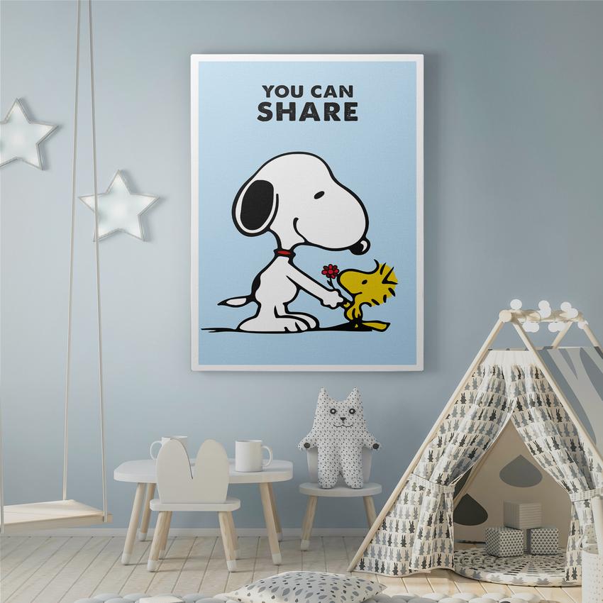 Discover Shop Kids Canvas Art, You can Share Kids Room Canvas Art, YOU CAN SHARE by Original Greattness™ Canvas Wall Art Print