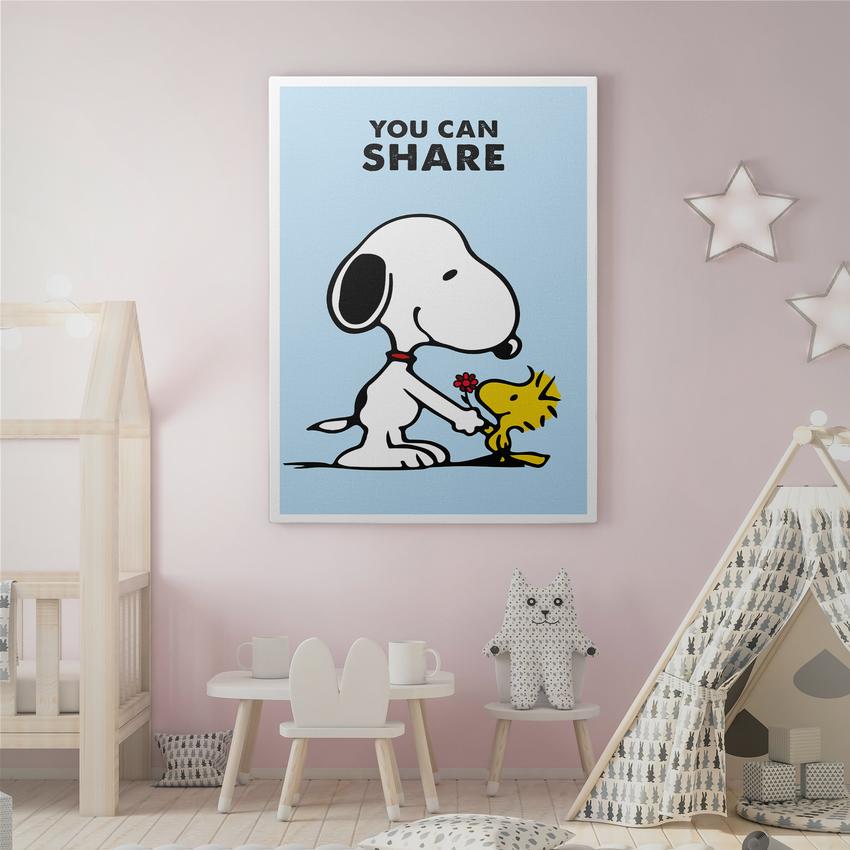 Discover Shop Kids Canvas Art, You can Share Kids Room Canvas Art, YOU CAN SHARE by Original Greattness™ Canvas Wall Art Print