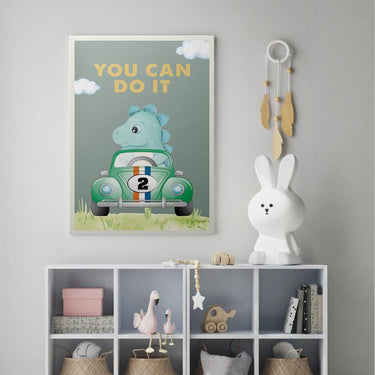 Discover Kids Canvas Wall Art, You Can Do It | Kids Bedroom Canvas Art, YOU CAN DO IT by Original Greattness™ Canvas Wall Art Print