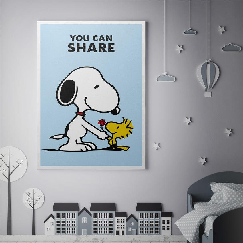 Discover Shop Kids Canvas Art, You can Share Kids Room Canvas Art, YOU CAN SHARE by Original Greattness™ Canvas Wall Art Print