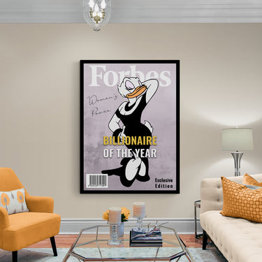 Discover Forbes Money Canvas Art, Forbes Daisy Duck Canvas Wall Art , FORBES OF THE YEAR by Original Greattness™ Canvas Wall Art Print